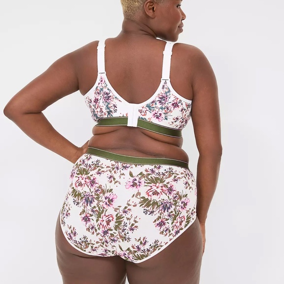 Cacique Intimates Cotton Lightly Lined No-Wire Bra - Picture 2 of 4